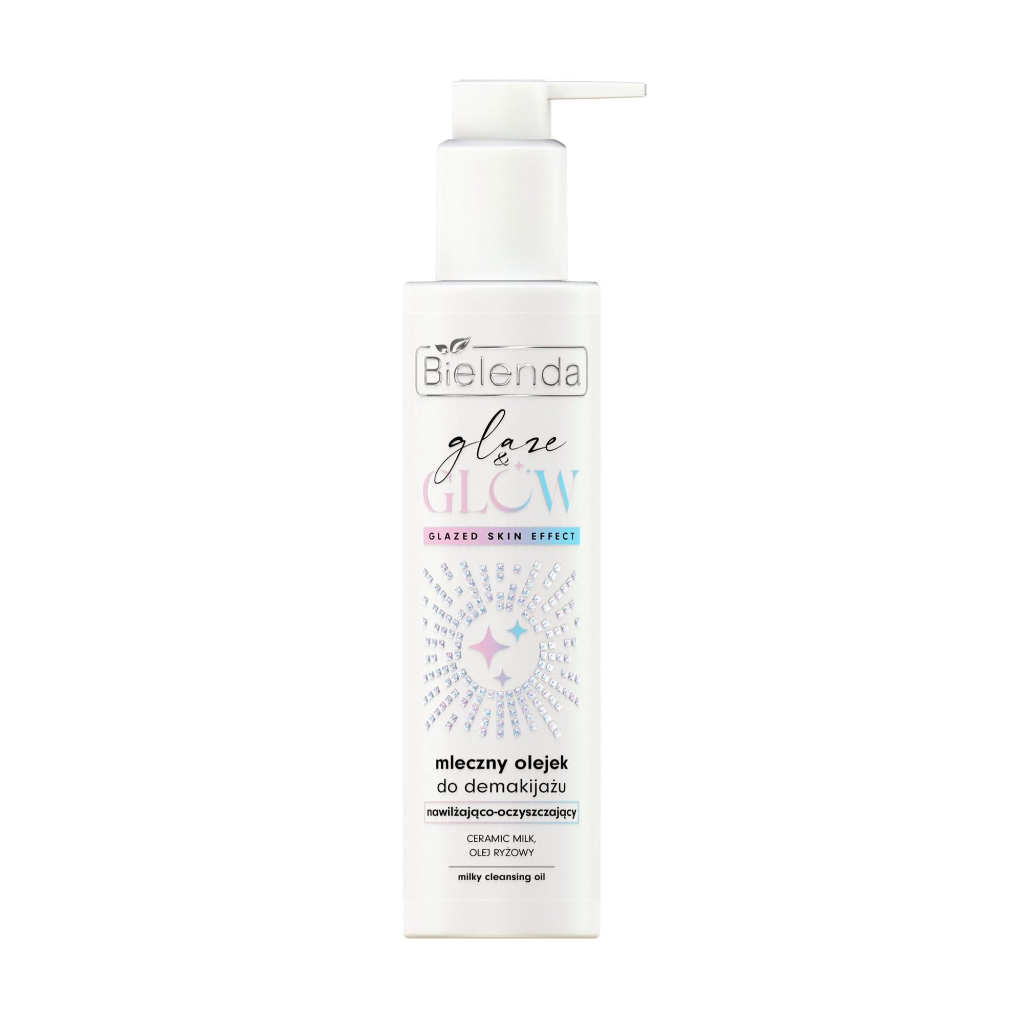 Молочна олія для зняття макіяжу Bielenda Glaze &amp; Glow Milky Cleansing Oil, 100 мл